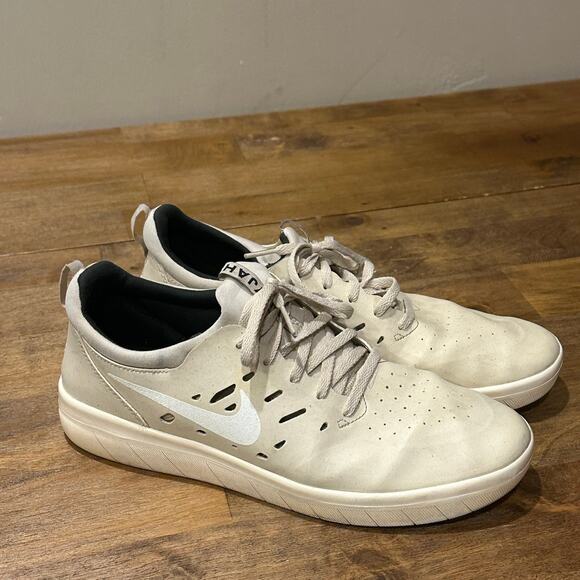 Nike SB Nyjah Free Shoes - Size 8.5 Beach Rare Cream Sand AA4272-200 - Picture 1 of 11
